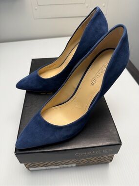 Charles by Charles David Suede Pointed-Toe Pumps